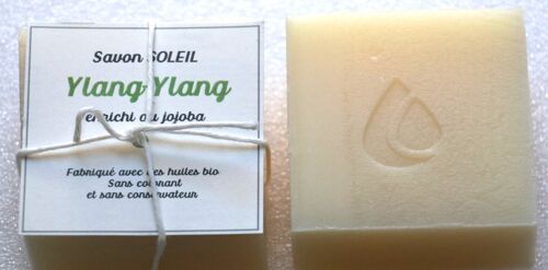 Savon artisanal SOLEIL - Ylang-ylang (Jojoba)*