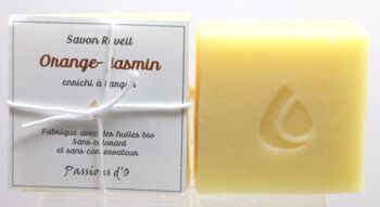 Savon artisanal REVEIL - Orange/Jasmin (Argan)*