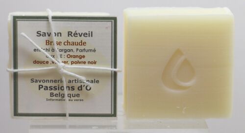 Savon artisanal  REVEIL - Brise chaude (Argan)*