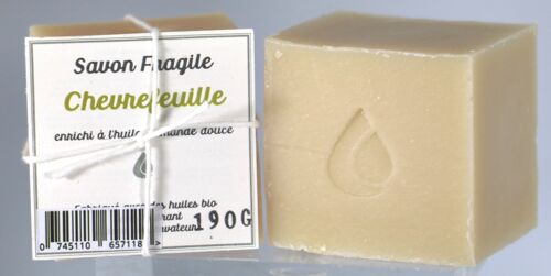 Savon artisanal FRAGILE - Chèvrefeuille (Amande douce) -+/- 200g