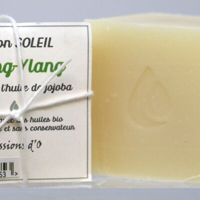 Savon artisanal SOLEIL - Ylang-ylang (Jojoba)* +/- 200g