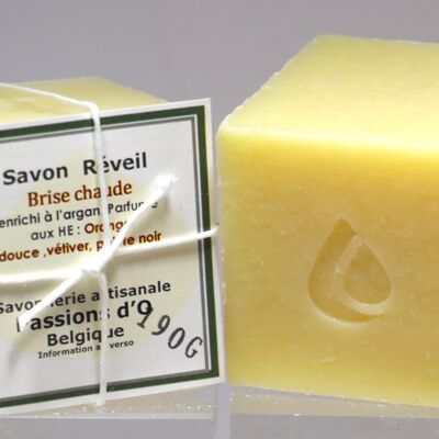 Savon artisanal REVEIL - Brise chaude (Argan)* - +/- 200g