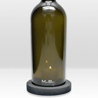 WINDLIGHT Bordeaux 0.7l corcho 26h hormigón negro - oliva