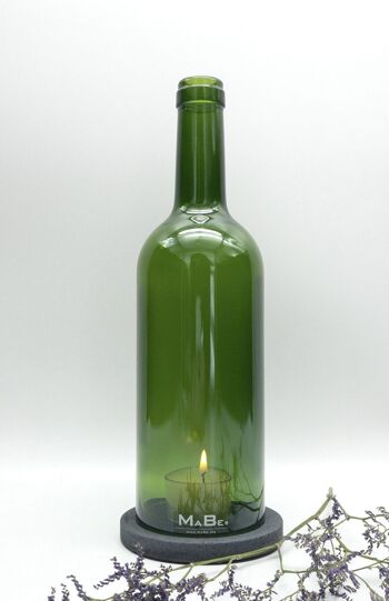 WINDLIGHT Bordeaux 0,7l liège 26h béton noir - vert