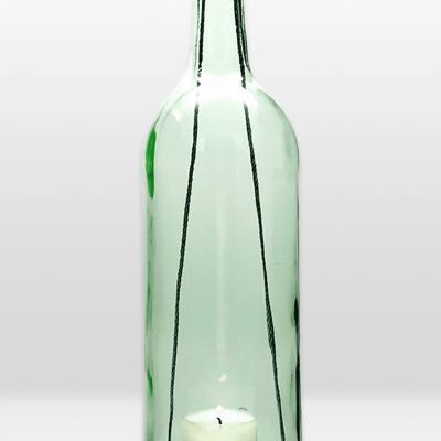 suspension WINDLIGHT Bordeaux 1l à vis 28h gris béton - transparent