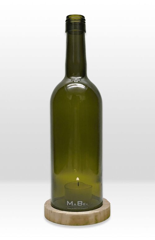 WINDLICHT Bordeaux 0,7l Schraub 26h Douglasie - oliv