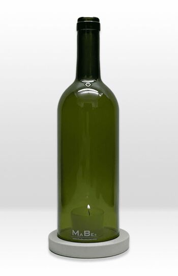 WINDLIGHT Bordeaux 0,7l liège 26h gris béton - vert