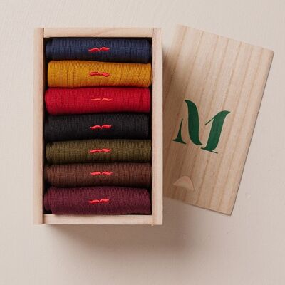 Coffret de 7 Chaussettes Multicolor