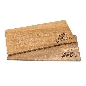 Grillart® Premium Smoking Boards - Hickory - Ensemble de 2 5