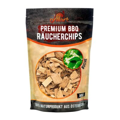 Premium Räucherchips - 750g - Buche