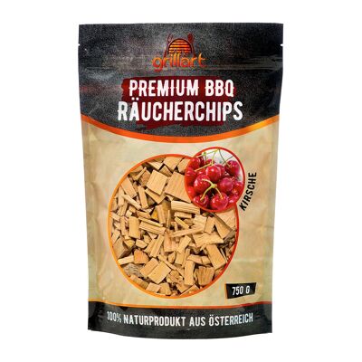 Chips ahumados premium para barbacoa - 750 g - Cereza