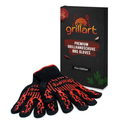 High-quality barbecue gloves - Fire Edition