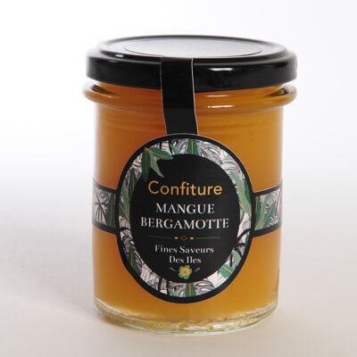 FINES SAVEURS DES ÎLES - Confiture artisanale Mangue Bergamote - Pot 250g