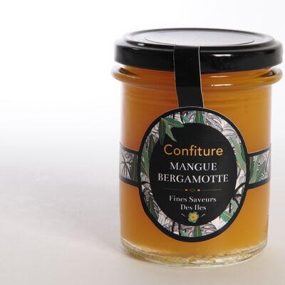 FEINE AROMEN DER INSELN – handwerklich hergestellte Mango-Bergamotte-Marmelade – 250-g-Glas