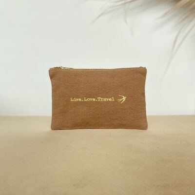 Small Madeleine Pouch - Camel