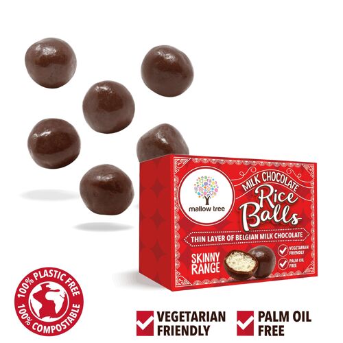 Belgium Milk Chocolate Coated Rice Balls in Snack Box