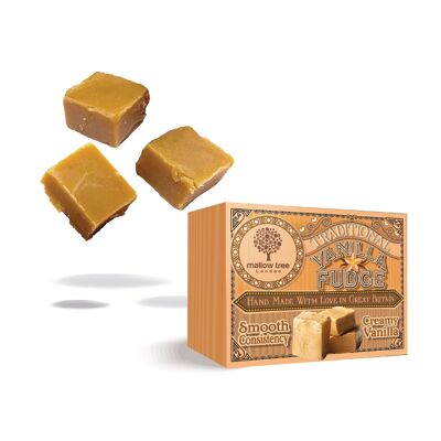 Vegan Vanilla Flavoured Fudge in Snack Boxes