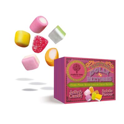 Traditionelle Dolly Mixture Sweets in Snackboxen