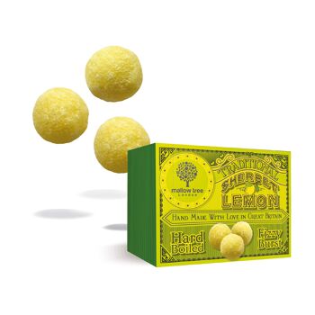 Bonbons Vegan Traditionnels Sherbet Citrons dans des Boîtes à Collation 1