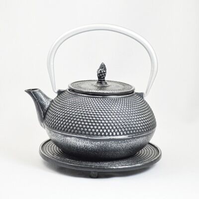 Cast iron teapot