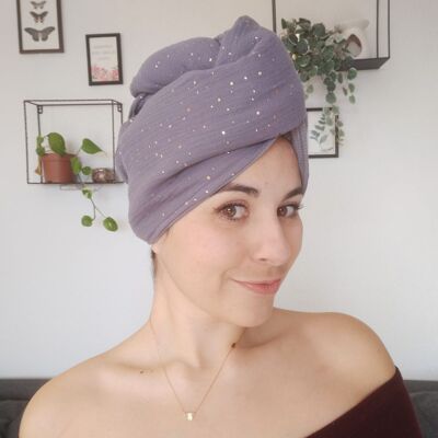 Gray Hair Towel / Hair Turban