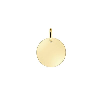 14k Gold Plate Pendant - With Letter