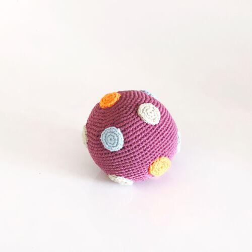 Baby Toy Ball rattle – soft purple