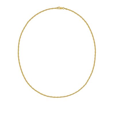 Oat Chain - 925 sterling silver 18k gold plated - 45cm
