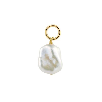 Keshi Pearl Pendant - 925 sterling silver 18k gold plated
