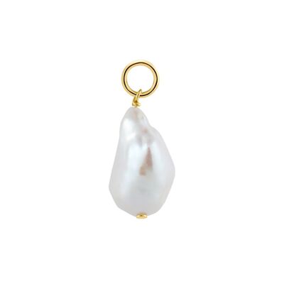 Baroque Pearl Pendant - Baroque Pearl - 925 sterling silver 18k gold plated