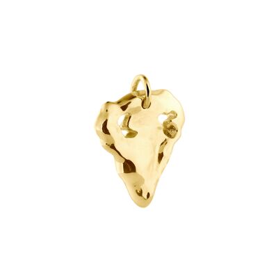 Womb Pendant - 925 sterling silver 18k gold plated