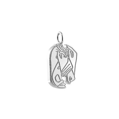 Helping Hands Pendant - 925 sterling silver