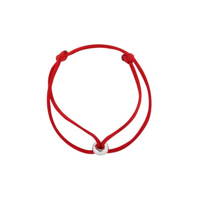 Donut Ribbon - Red | Silver