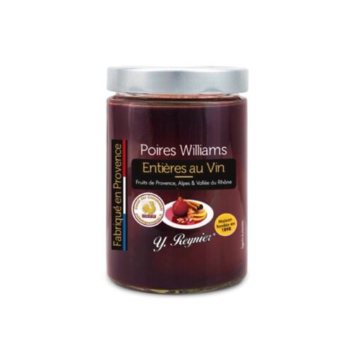 Poires Williams entières au vin YR 580 ml