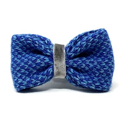 (M) Royal Blue & Turquoise - Harris Design - Dog Bow Tie