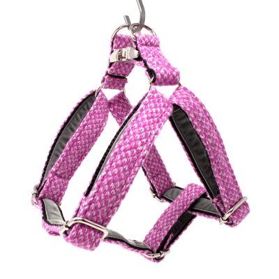 (L) Pink & Dove - Harris Design - Luxury Dog Harness