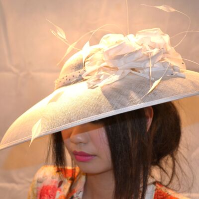 Ivory Small Domed Hat