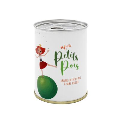 Kit di semina "Mlle Petits Pois" Prodotto in Francia