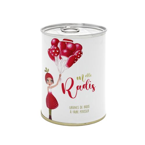 Kit à semer "Mlle Radis" Fabriqué en France