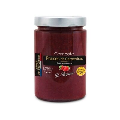 Carpentras strawberry compote low in YR sugars 327 ml