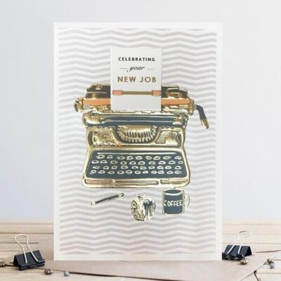 Máquina de escribir de trabajo