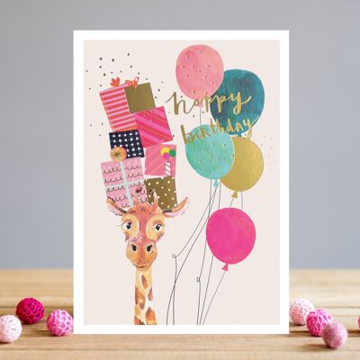 feliz cumpleaños jirafa