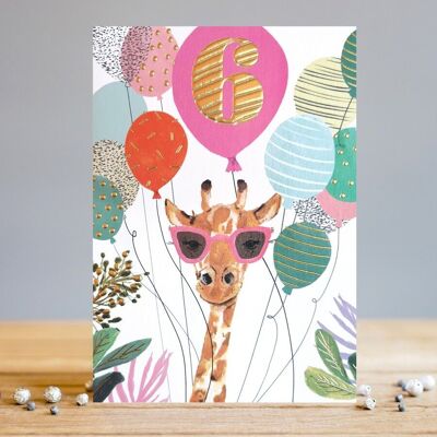 6. Geburtstags-Giraffe