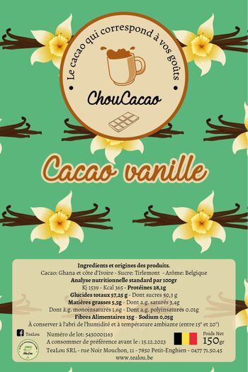 cacao vanille