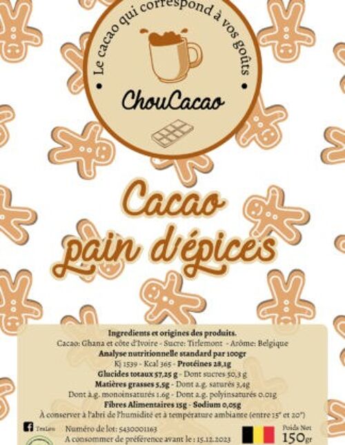 cacao pain d'épices
