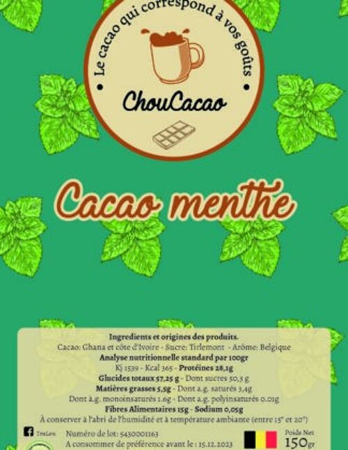 cacao menthe