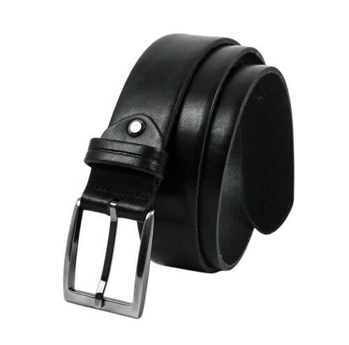 Black Leather Belt - The Secret Agent