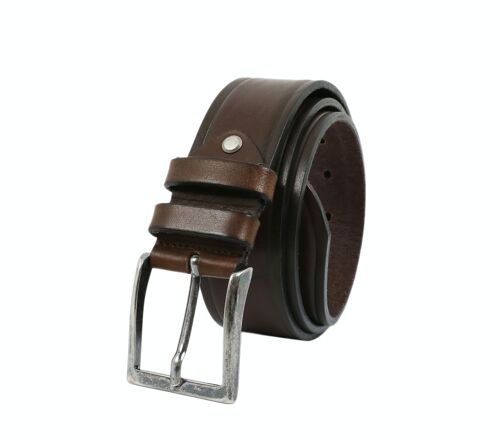 Brown Leather Belt - North and South