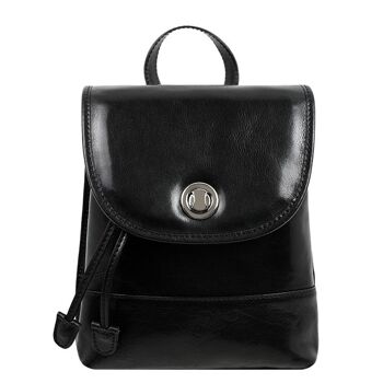 Sac à dos en cuir pour femme, sac à bandoulière convertible - The Illiad 1