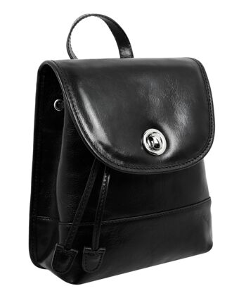 Sac à dos en cuir pour femme, sac à bandoulière convertible - The Illiad 4